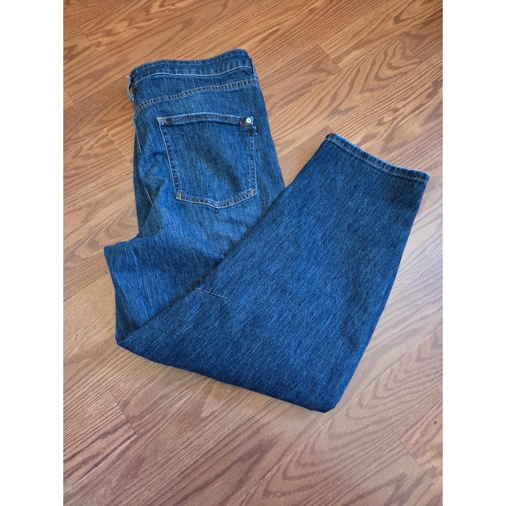 Pilcro‎ and the Letterpress Distressed Straight Leg Jeans Blue Denim Size 32